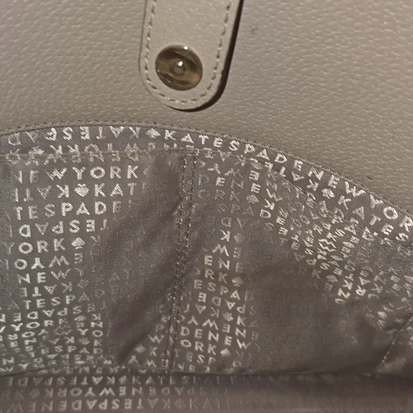 Kate Spade Terri Grove Taupe Shoulder Bag W/ Real Real Dust Bag - Picture 10 of 11